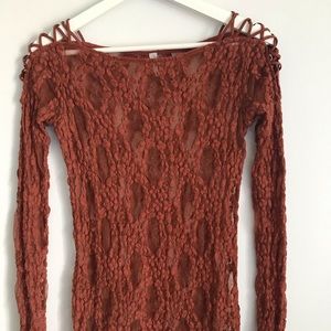 Free people woman long sleeve top